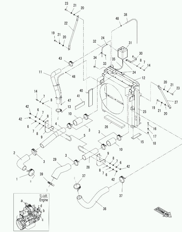 Система охлаждения/Cooling System ZE205E